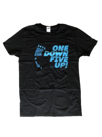 Férfi póló (one down, five up!) - easymoto.hu